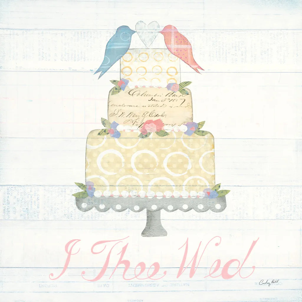 Lovebirds I by Courtney Prahl. SKU 37342a. Archival Giclee Fine art print for wall decor.