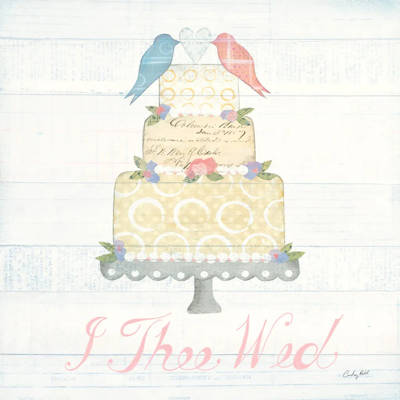 Lovebirds I by Courtney Prahl. SKU 37342a. Archival Giclee Fine art print for wall decor.
