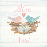 Lovebirds III by Courtney Prahl. SKU 37344a. Archival Giclee Fine art print for wall decor.