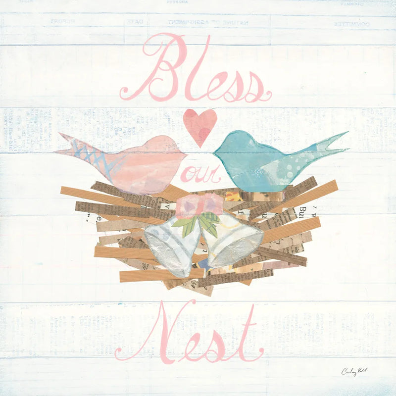 Lovebirds III by Courtney Prahl. SKU 37344a. Archival Giclee Fine art print for wall decor.
