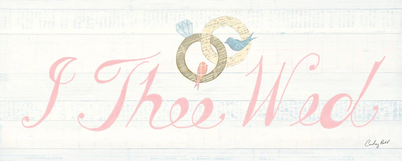 Lovebirds Sign I by Courtney Prahl