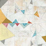 Map Collage Crop by Courtney Prahl. SKU 18922a. Archival Giclee Fine art print for wall decor.