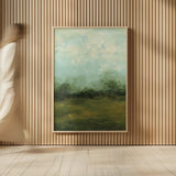 Meadows Edge Dark Crop by Courtney Prahl. shown as over sized large wall art. Available as an archival giclee rolled canvas, fine art paper, or poster print. SKU 79047h.