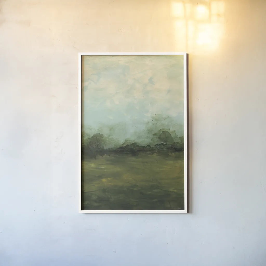 Meadows Edge Dark Crop by Courtney Prahl. shown as a paper print in a white frame. Available as a archival giclee rolled canvas, fine art paper, or poster print. SKU 79047h.