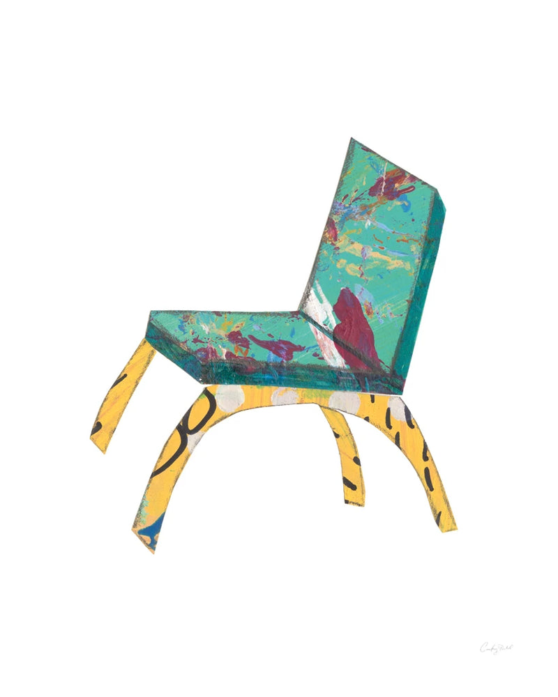 Mod Chairs III Crop by Courtney Prahl