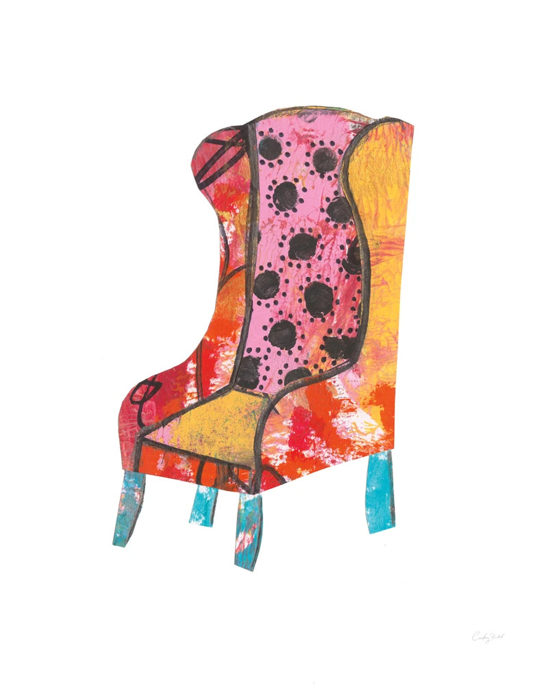 Mod Chairs IV Crop by Courtney Prahl