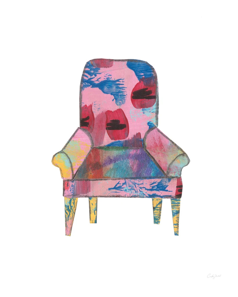 Mod Chairs VII Crop by Courtney Prahl