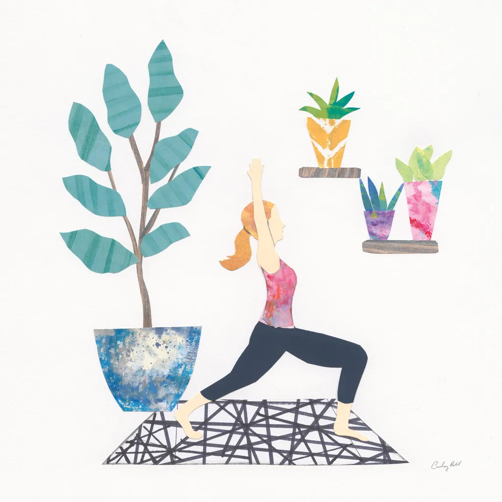 Namaste I by Courtney Prahl. SKU 64264a. Archival Giclee Fine art print for wall decor.