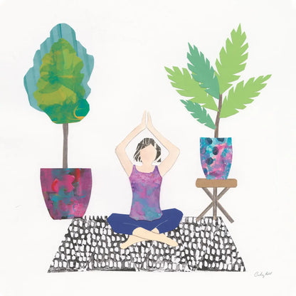 Namaste II by Courtney Prahl. SKU 64265a. Archival Giclee Fine art print for wall decor.