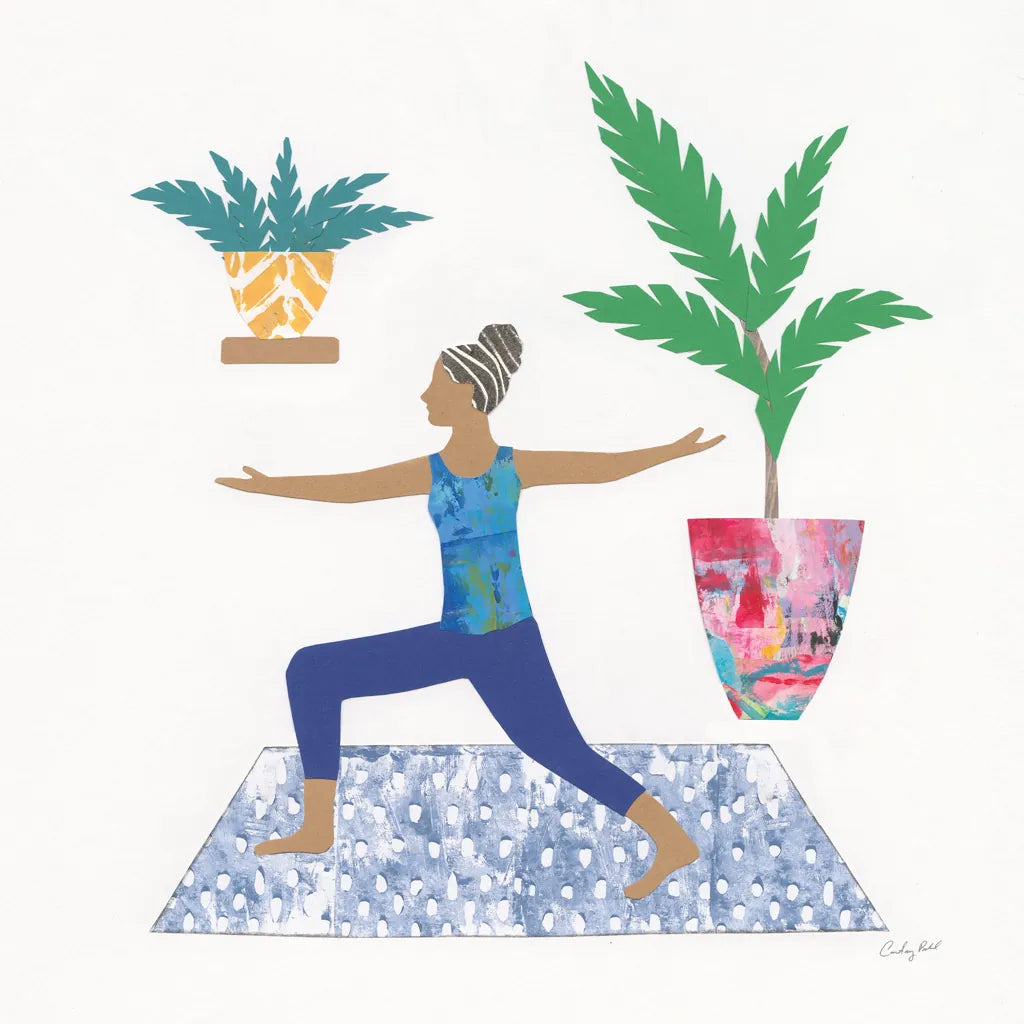 Namaste IV by Courtney Prahl. SKU 64267a. Archival Giclee Fine art print for wall decor.