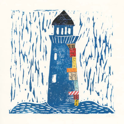 Nautical Collage II by Courtney Prahl. SKU 32801a. Archival Giclee Fine art print for wall decor.