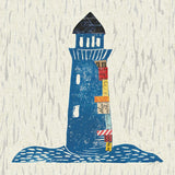Nautical Collage II on Linen by Courtney Prahl. SKU 33861a. Archival Giclee Fine art print for wall decor.