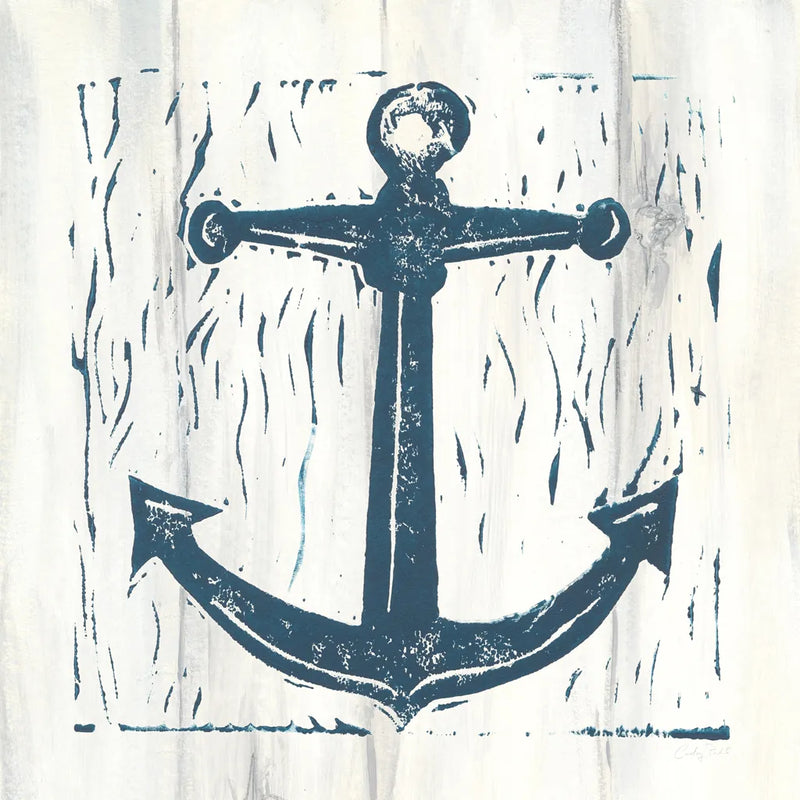 Nautical Collage III On White Wood by Courtney Prahl. SKU 41772a. Archival Giclee Fine art print for wall decor.