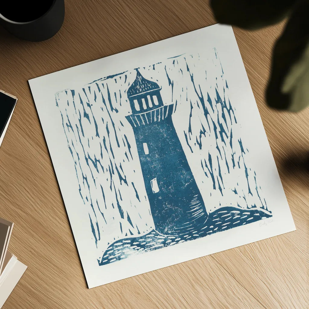 Nautical Collage on White I by Courtney Prahl. Shown as a detailed flat fine art print, highlighting archival giclee quality. Available as an archival giclee rolled canvas, fine art paper, or poster print. SKU 32804a.