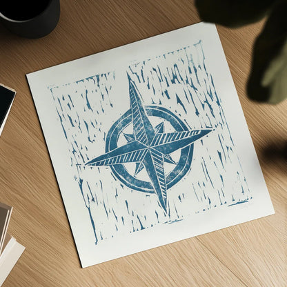 Nautical Collage on White II by Courtney Prahl. Shown as a detailed flat fine art print, highlighting archival giclee quality. Available as an archival giclee rolled canvas, fine art paper, or poster print. SKU 32805a.