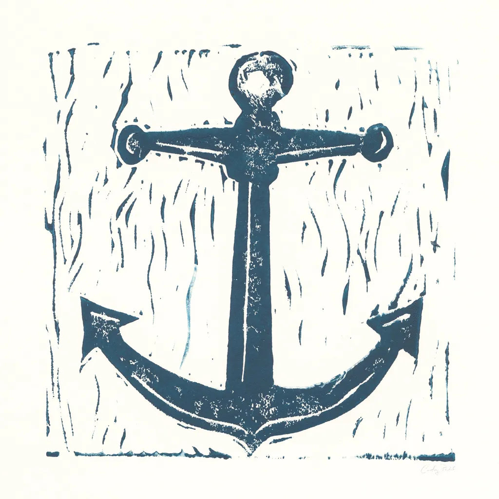 Nautical Collage on White III by Courtney Prahl. SKU 32806a. Archival Giclee Fine art print for wall decor.