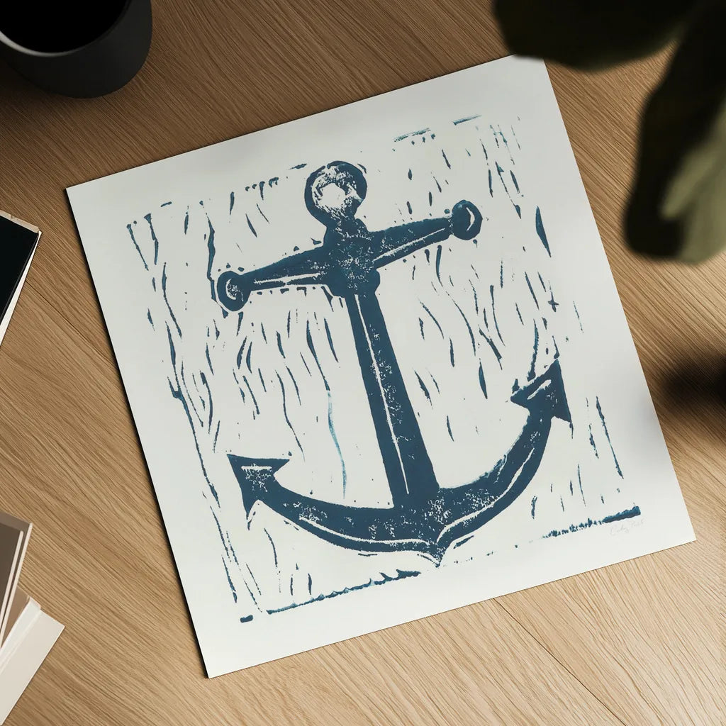 Nautical Collage on White III by Courtney Prahl. Shown as a detailed flat fine art print, highlighting archival giclee quality. Available as an archival giclee rolled canvas, fine art paper, or poster print. SKU 32806a.