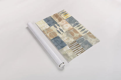 Neutral Blocks by Courtney Prahl. shown as a rolled paper print. Available as archival giclee rolled canvas, fine art paper, or poster print. SKU 71952i.