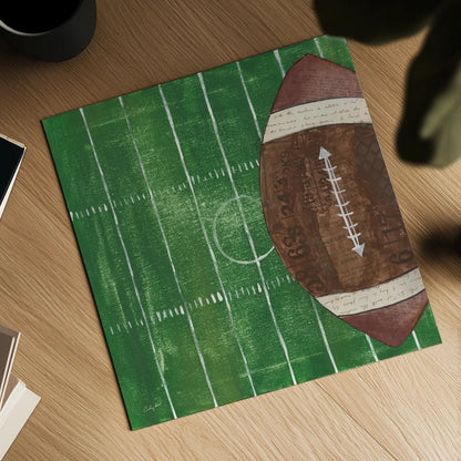 On the Field I by Courtney Prahl. Shown as a detailed flat fine art print, highlighting archival giclee quality. Available as an archival giclee rolled canvas, fine art paper, or poster print. SKU 31723a.