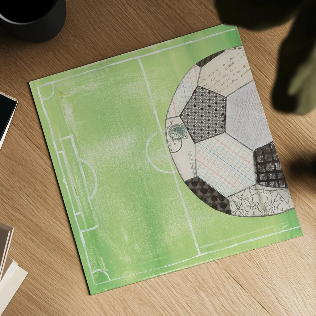 On the Field IV by Courtney Prahl. Shown as a detailed flat fine art print, highlighting archival giclee quality. Available as an archival giclee rolled canvas, fine art paper, or poster print. SKU 31726a.