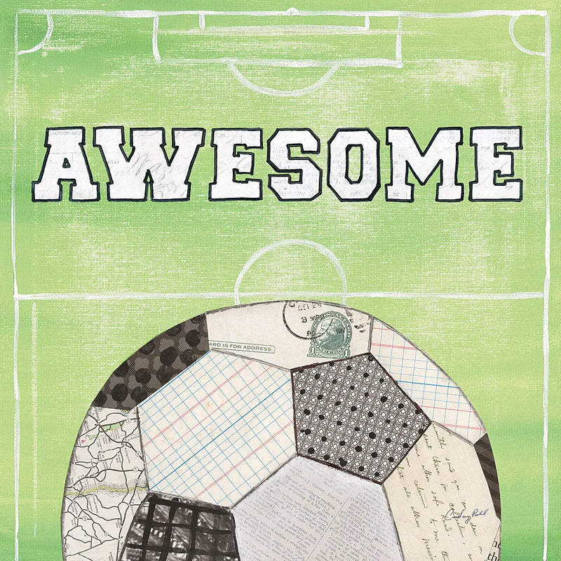 On the Field IV Awesome by Courtney Prahl. SKU 32961a. Archival Giclee Fine art print for wall decor.