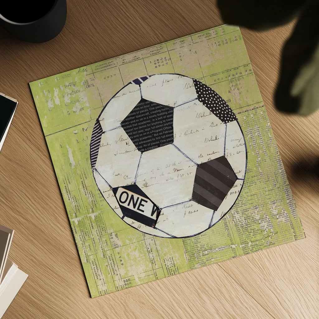 Play Ball III by Courtney Prahl. Shown as a detailed flat fine art print, highlighting archival giclee quality. Available as an archival giclee rolled canvas, fine art paper, or poster print. SKU 13263a.