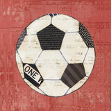 Play Ball III Red by Courtney Prahl. SKU 63512a. Archival Giclee Fine art print for wall decor.