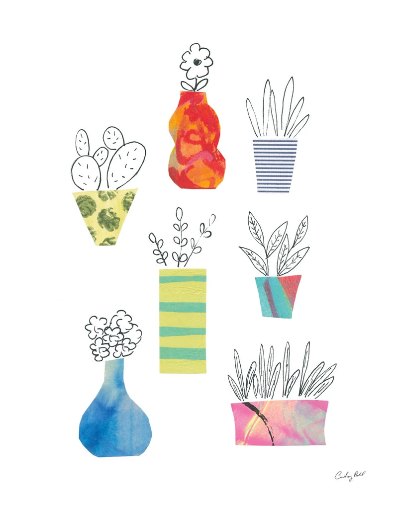 Pretty Pots I by Courtney Prahl