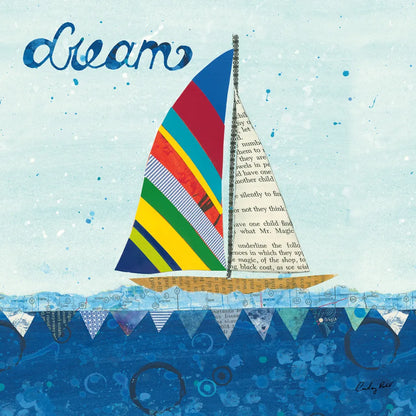 Rainbow Spinnakers II by Courtney Prahl. SKU 37517a. Archival Giclee Fine art print for wall decor.