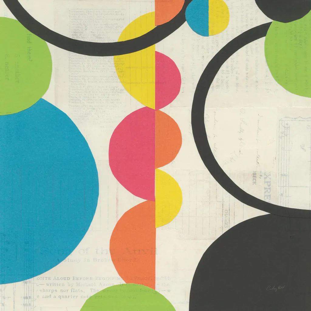 Roundabout I by Courtney Prahl. SKU 44172a. Archival Giclee Fine art print for wall decor.