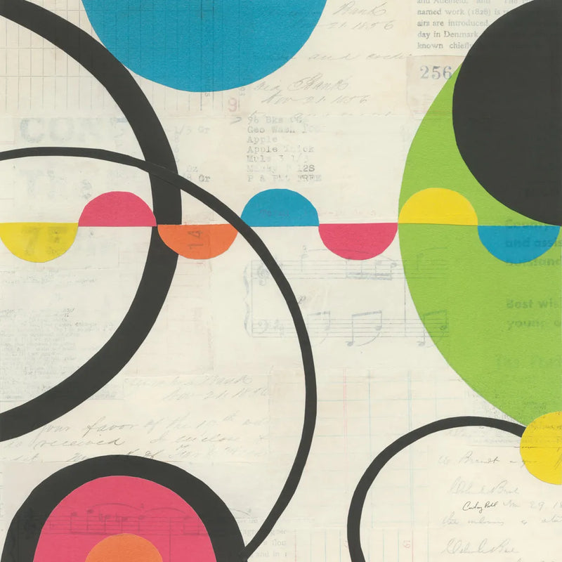 Roundabout II by Courtney Prahl. SKU 44173a. Archival Giclee Fine art print for wall decor.
