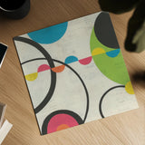 Roundabout II by Courtney Prahl. Shown as a detailed flat fine art print, highlighting archival giclee quality. Available as an archival giclee rolled canvas, fine art paper, or poster print. SKU 44173a.