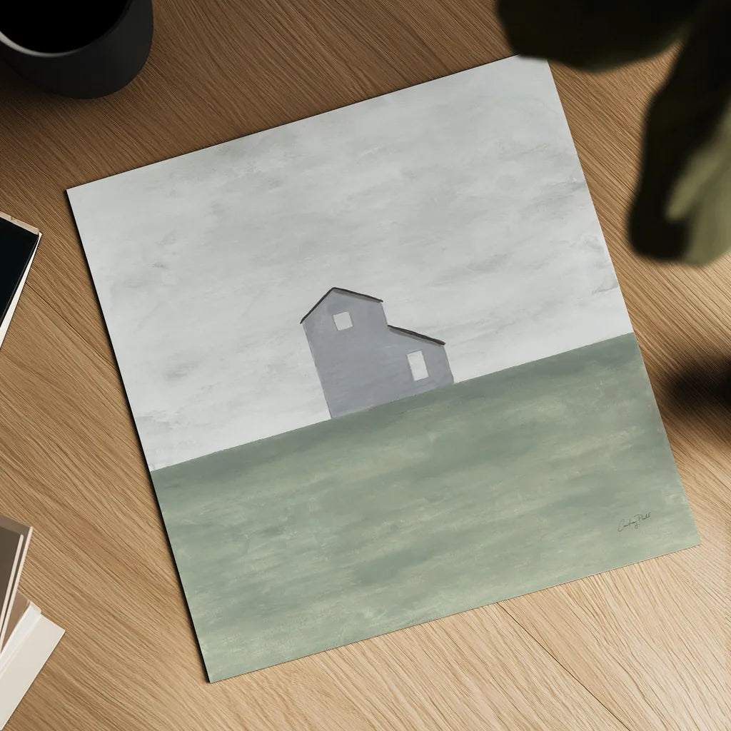 Rural Simplicity I by Courtney Prahl. Shown as a detailed flat fine art print, highlighting archival giclee quality. Available as an archival giclee rolled canvas, fine art paper, or poster print. SKU 74100a.