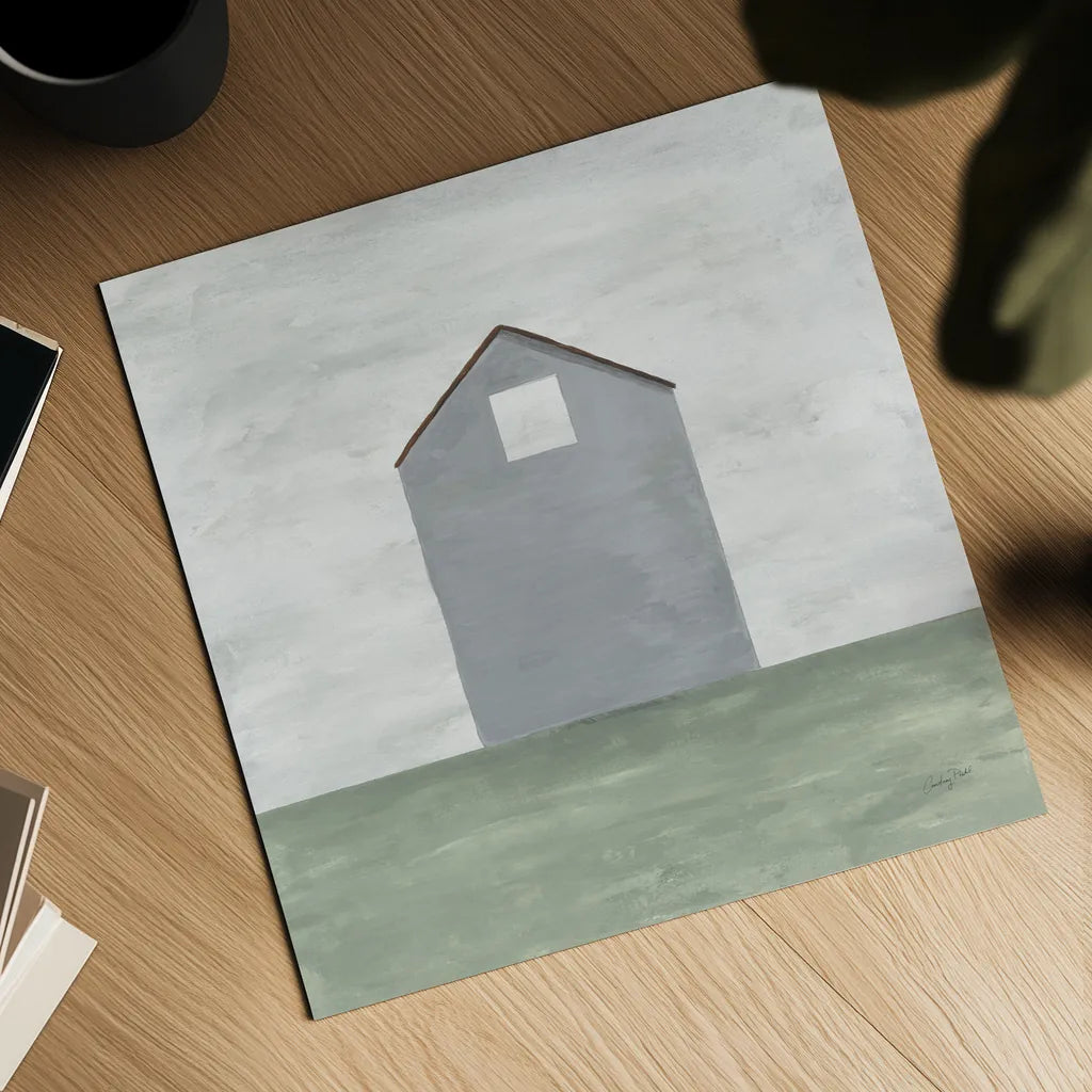 Rural Simplicity III by Courtney Prahl. Shown as a detailed flat fine art print, highlighting archival giclee quality. Available as an archival giclee rolled canvas, fine art paper, or poster print. SKU 74102a.