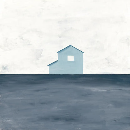 Rural Simplicity IV Blue by Courtney Prahl. SKU 80507a. Archival Giclee Fine art print for wall decor.