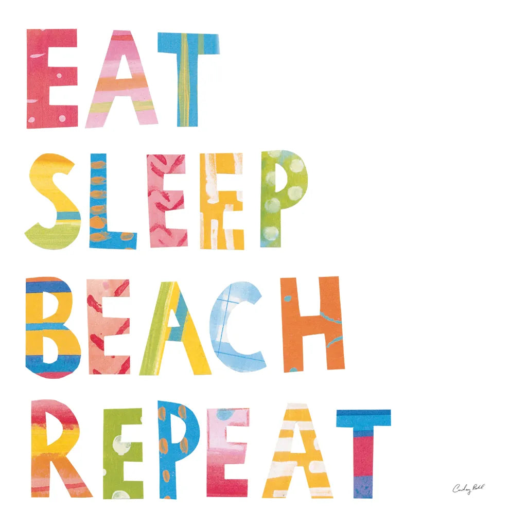 Sea Sand Sun I by Courtney Prahl. SKU 58952a. Archival Giclee Fine art print for wall decor.