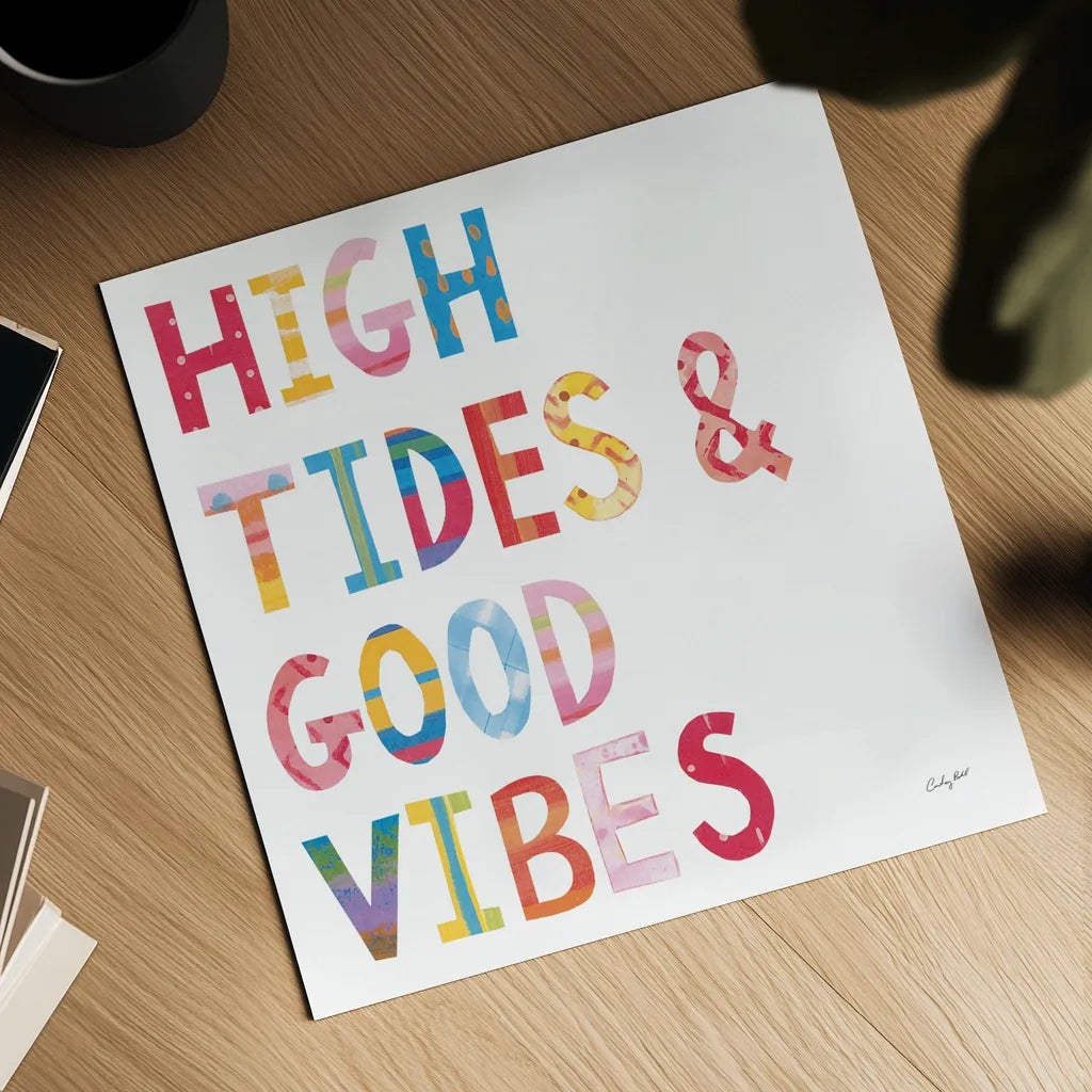 Sea Sand Sun II by Courtney Prahl. Shown as a detailed flat fine art print, highlighting archival giclee quality. Available as an archival giclee rolled canvas, fine art paper, or poster print. SKU 58953a.