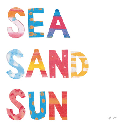Sea Sand Sun IV by Courtney Prahl. SKU 58955a. Archival Giclee Fine art print for wall decor.
