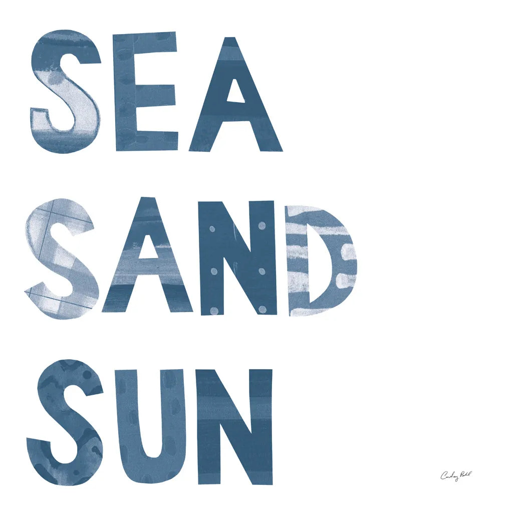 Sea Sand Sun IV by Courtney Prahl. SKU 75512a. Archival Giclee Fine art print for wall decor.
