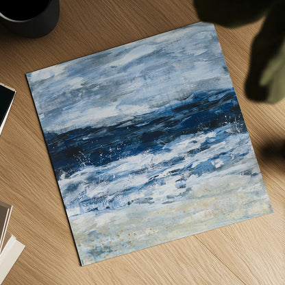 Seaside Escape II by Courtney Prahl. Shown as a detailed flat fine art print, highlighting archival giclee quality. Available as an archival giclee rolled canvas, fine art paper, or poster print. SKU 61964a.