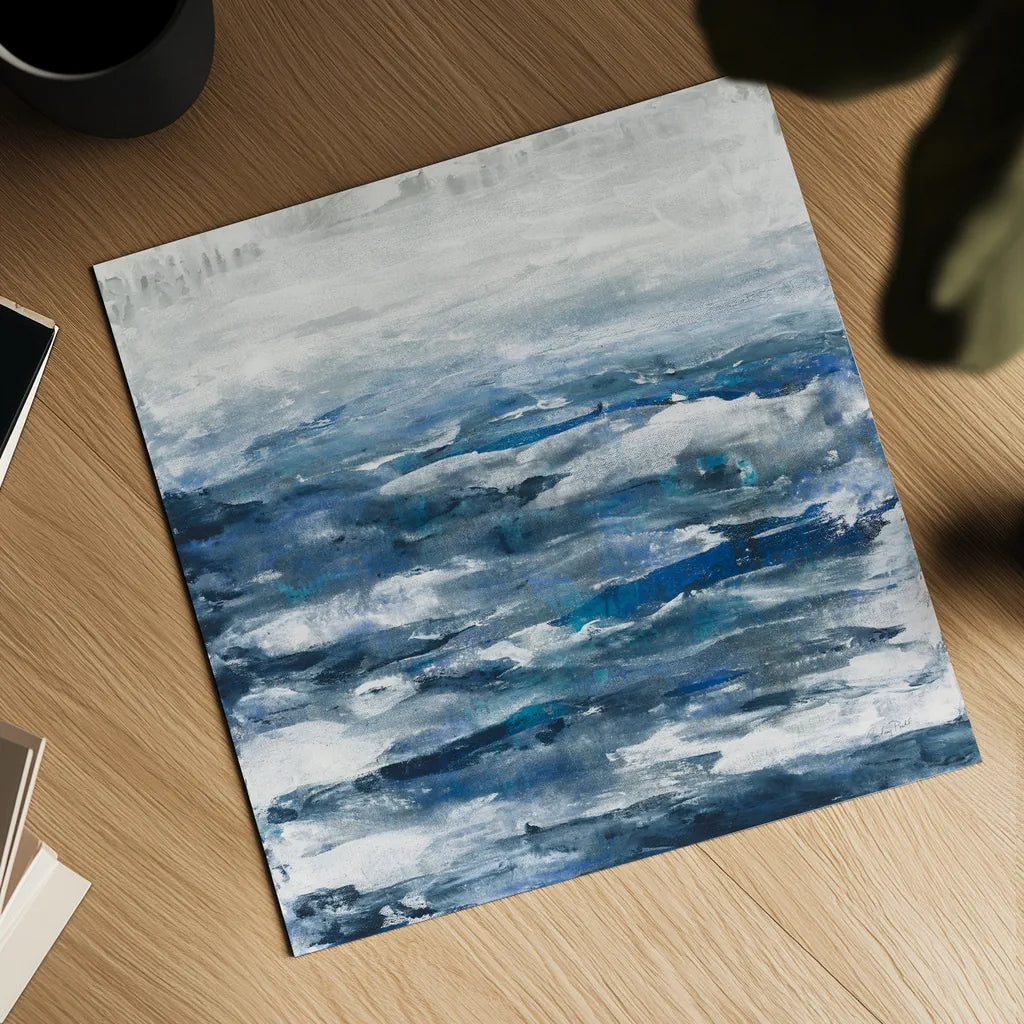 Seaside Escape III by Courtney Prahl. Shown as a detailed flat fine art print, highlighting archival giclee quality. Available as an archival giclee rolled canvas, fine art paper, or poster print. SKU 61965a.