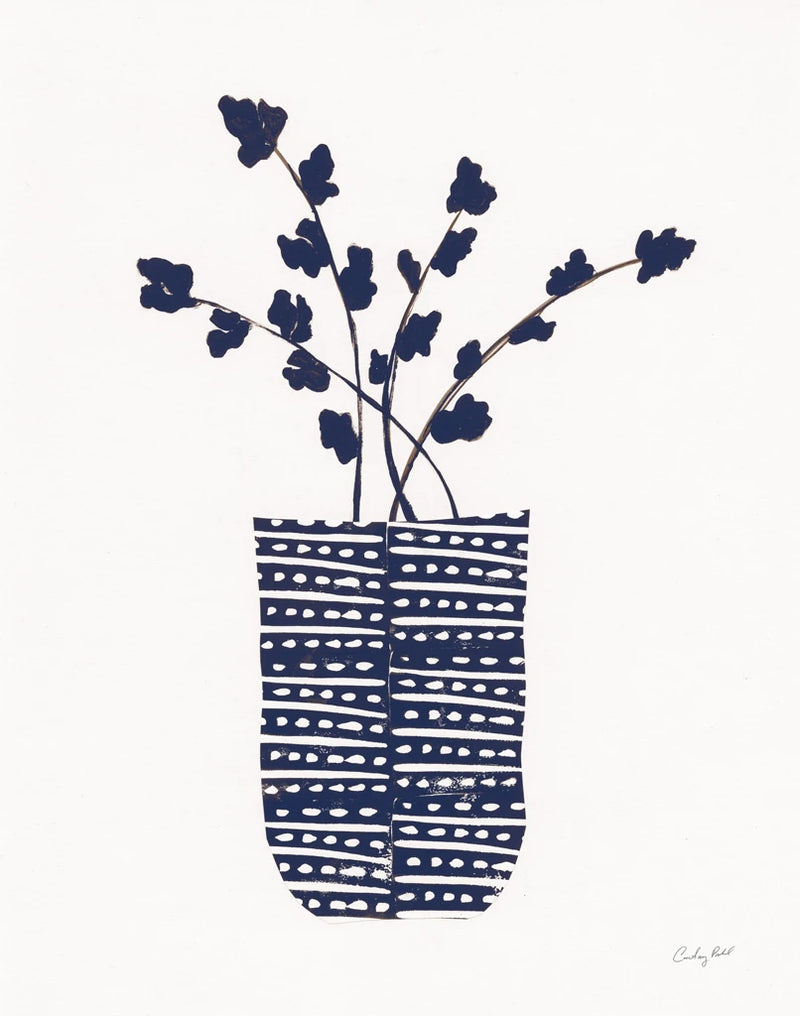 Shadow Vessel I Navy by Courtney Prahl