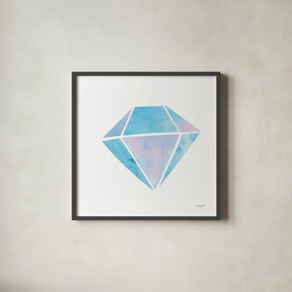 Shine III by Courtney Prahl. Shown in a sleek black glass frame for a contemporary gallery look. Available as an archival giclee rolled canvas, fine art paper, or poster print. SKU 55565a.