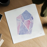 Shine IV by Courtney Prahl. Shown as a detailed flat fine art print, highlighting archival giclee quality. Available as an archival giclee rolled canvas, fine art paper, or poster print. SKU 55566a.