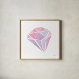 Shine V by Courtney Prahl. Shown in a natural wood glass frame for a timeless modern aesthetic. Available as an archival giclee rolled canvas, fine art paper, or poster print. SKU 55567a.