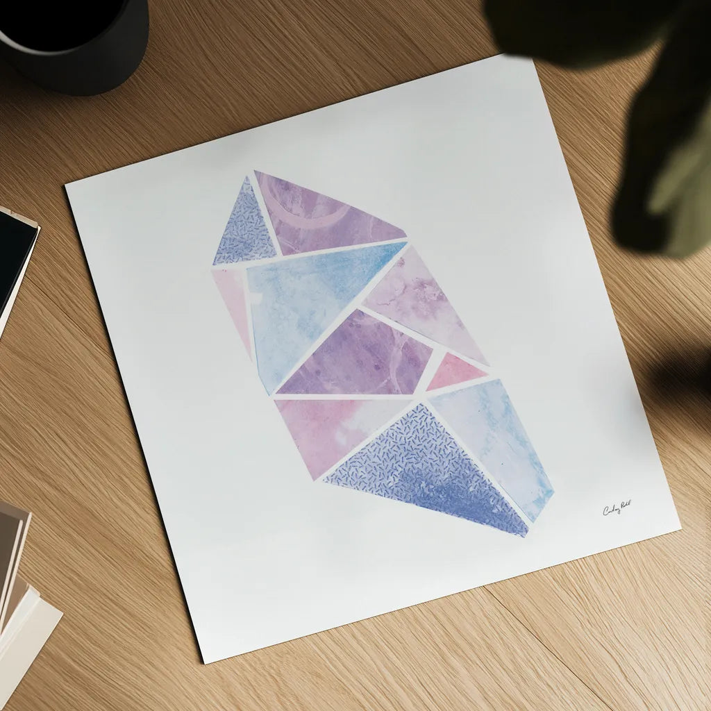 Shine VII by Courtney Prahl. Shown as a detailed flat fine art print, highlighting archival giclee quality. Available as an archival giclee rolled canvas, fine art paper, or poster print. SKU 55569a.