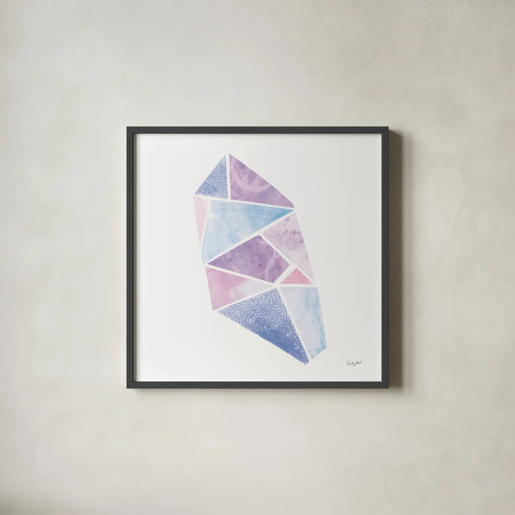 Shine VII by Courtney Prahl. Shown in a sleek black glass frame for a contemporary gallery look. Available as an archival giclee rolled canvas, fine art paper, or poster print. SKU 55569a.