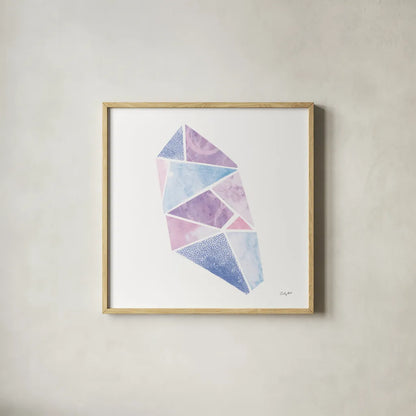 Shine VII by Courtney Prahl. Shown in a natural wood glass frame for a timeless modern aesthetic. Available as an archival giclee rolled canvas, fine art paper, or poster print. SKU 55569a.