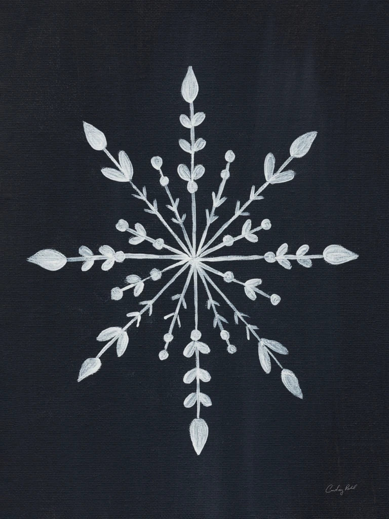 Simple Snowflakes II by Courtney Prahl