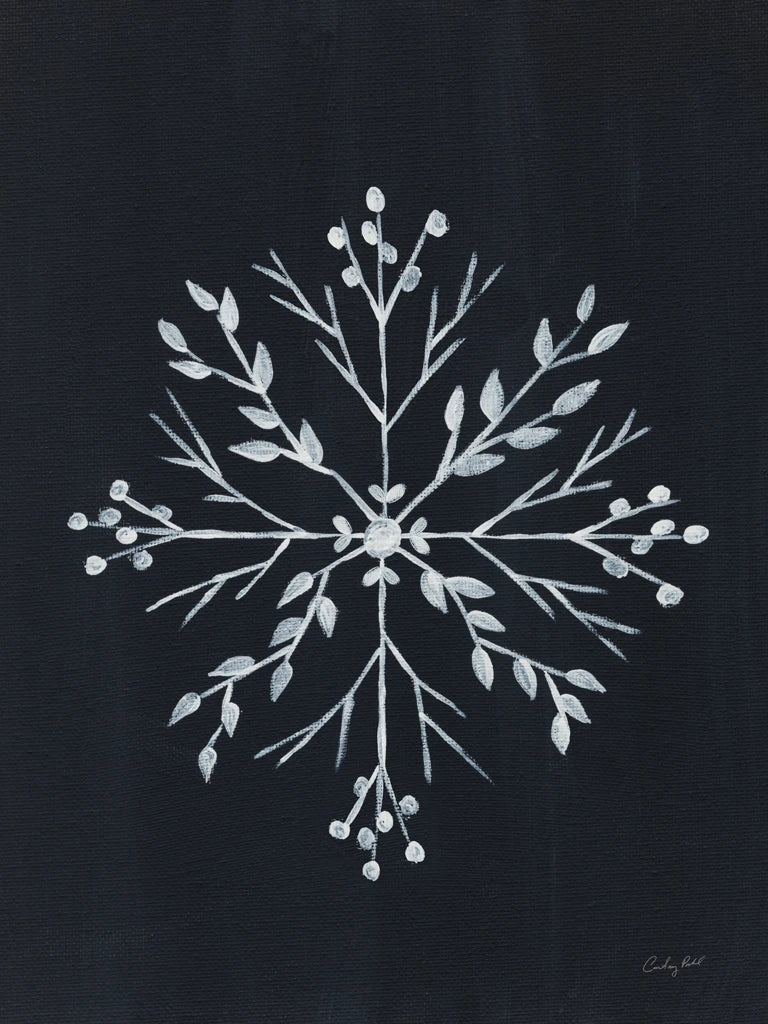 Simple Snowflakes III by Courtney Prahl